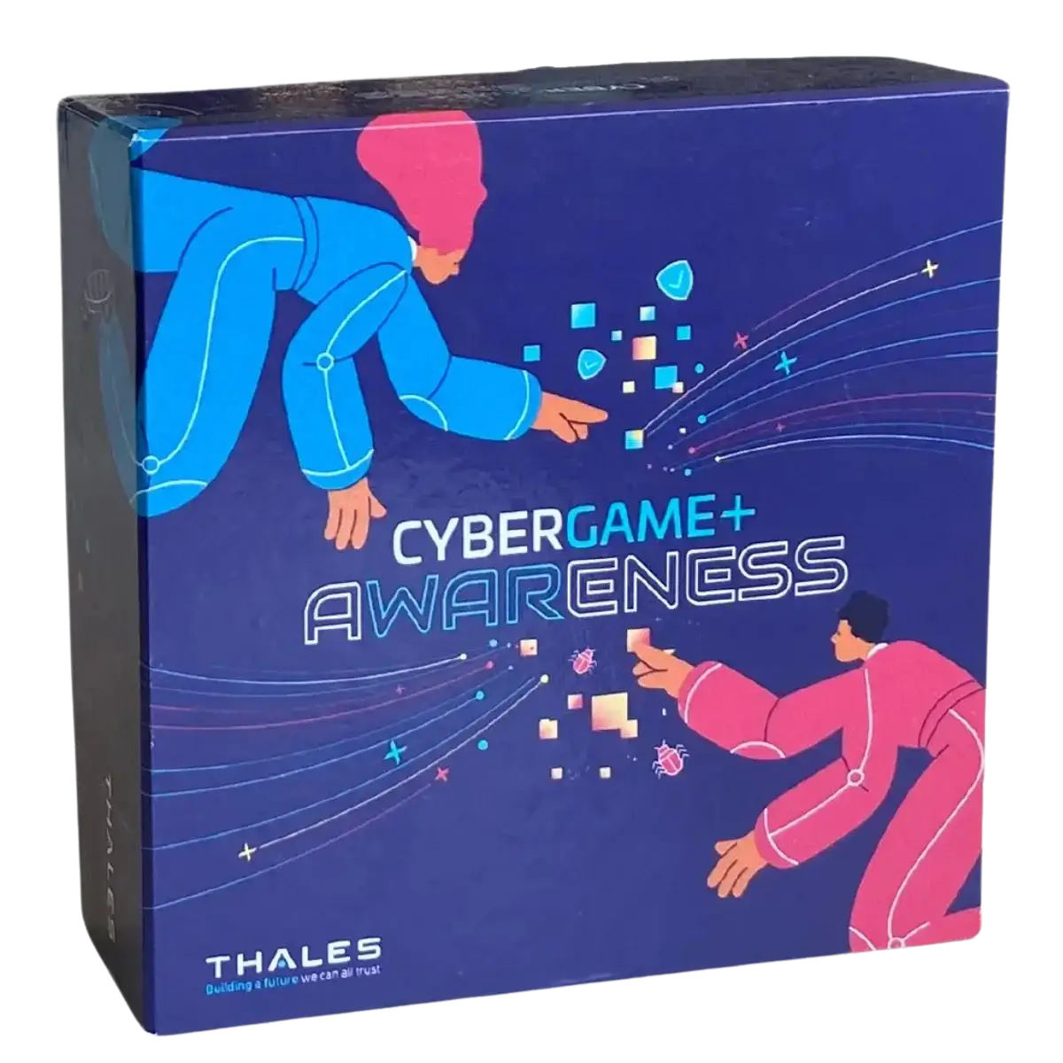 CyberGame aWAReness est une personnalisation complète du serious game Cyber Wargame pour Thales. / CyberGame aWAReness is a complete customization of the Cyber Wargame serious game for Thales.